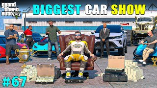 MICHAEL HOST BIGGEST CAR SHOW IN CITY | GTA V GAMEPLAY #67