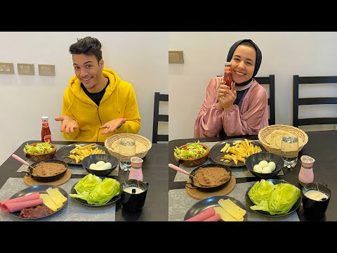 اول فطار لاحمد في بيتنا يوم الصباحيه 😍❤️ياتري رد فعله ايه 🙊🐣