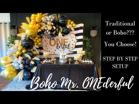 Mr. ONEderful | Step By Step Boho Luxury Balloon Garland