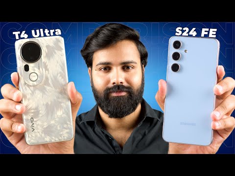 Vivo T4 Ultra vs Samsung S24 FE - Full Comparison ⚡️| Best Phone Under ₹40,000?