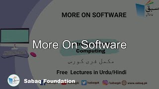 More on Software