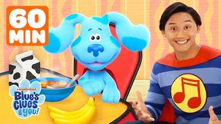Snack Time, Bath Time & Healthy Habits with Blue & Josh! 🥕🛁 | 1 Hour | Blue's Clues & You!
