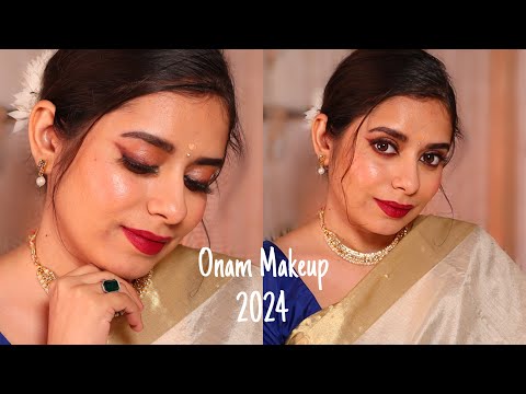 Traditional Onam Makeup Look 2024 | தமிழ் | South Indian Makeup Tutorial | Saree Makeup