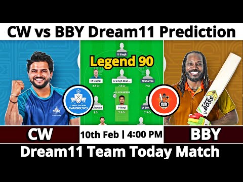 CW vs BBY Dream11 Prediction | Dream11 Team Of Today Match | Dream11 Prediction Today Match