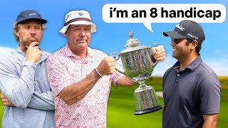 Hustling a Major Champion with UNDERCOVER D1 Golfers