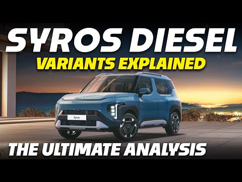 Kia Syros Diesel Variants Explained | HTK, HTK(O), HTK+, HTX, HTX+, HTX+(O) | Which variant to buy?