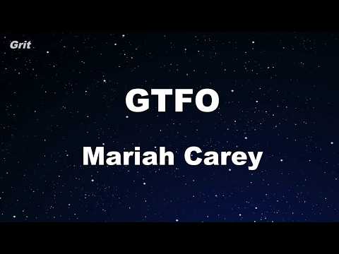GTFO – Mariah Carey Karaoke 【No Guide Melody】 Instrumental
