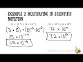 Operations with Scientific Notation