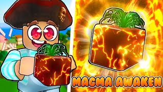 NOOB to PRO With AWAKENED Magma in Blox Fruits