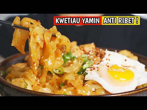 KWETIAU YAMIN, WANGI, MEDOK! CUMA DIADUK AJA | RESEP JERRY