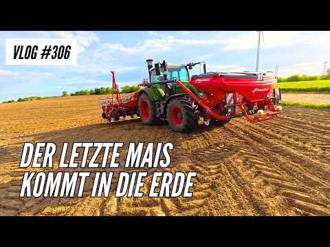Vlog #306 Der letzte Mais kommt in die Erde. Kverneland Pudama
