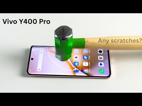 Vivo Y400 Pro Display Glass Scratch Test