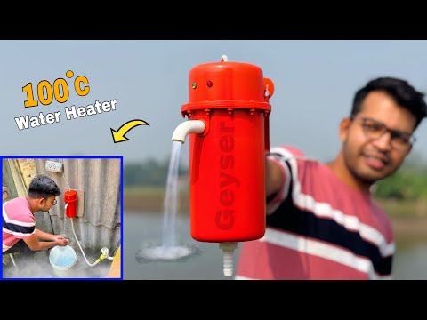 How To Make Geyser Using A PVC Pipe || घर पर Instant Water Heater कैसे बनाये