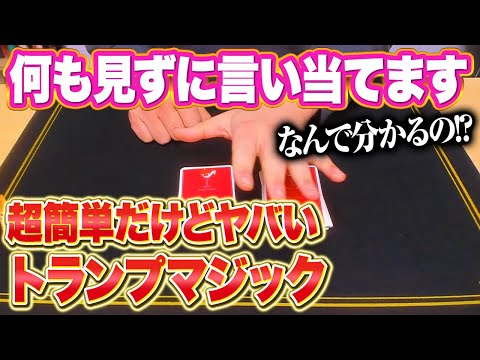 [834]【準備なし】ウソでしょ!?ノーヒントでカードを言い当てるマジックがすごすぎる