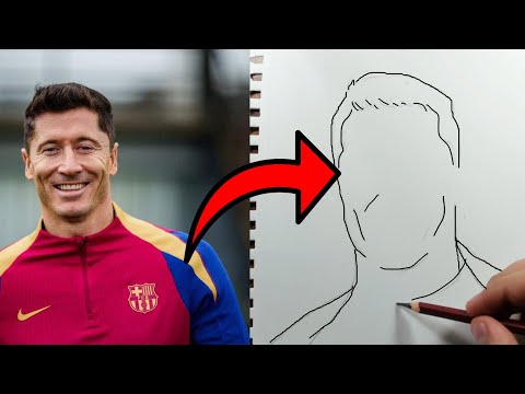 Retrato Robert Lewandowski ✍️