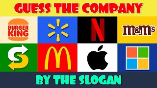 Guess the Slogan Quiz | Can You Guess the Company by Tagline?