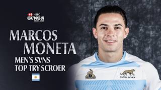 The MONEYMAN for Los Pumas 💰|  Marcos Moneta | Argentina | Men's SVNS Top Try Scorer
