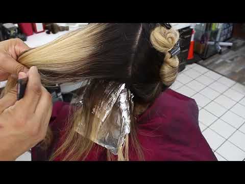 TUTORIAL   AIRTOUCH BALAYAGE  PASO A PASO  (rubio)