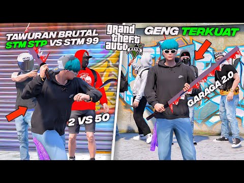 Aku Menjadi BRANDALAN SEKOLAH Sampe JADI KETUA GANGSTER Paling Di TAKUTI Di GTA 5 - GTA 5 MOD