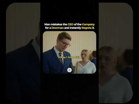 "He Thought the CEO Was a Doorman… What Happened Next Shocked Him!" #ceostory #mistakeidentify