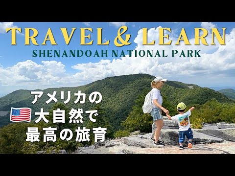 アメリカの大自然で旅育！子どもたちが目の前で成長🥹 🇺🇸横断 DAY 9 | 📍シェナンドー国立公園〔#1245〕