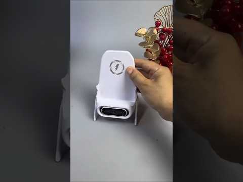 Powerful speaker with wireless charger ๐ #shortsvideo #gadgets #speaker