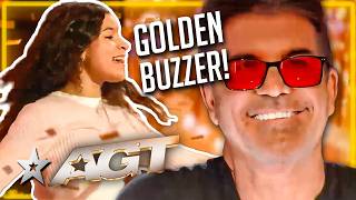 14 Year Old's POWERFUL Voice Get's Her Simon's Golden Buzzer! | America's Got Talent