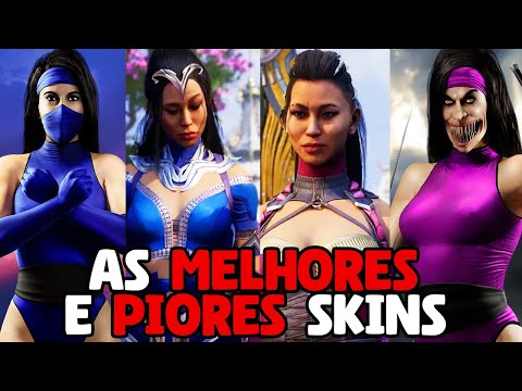 Rankeando TODAS Skins Base da Kitana e Mileena em Mortal Kombat