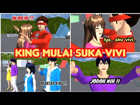 KING MULAI SUKA VIVI DI CAMPING ! | Drama sakura school simulator | KING AND FRIEND