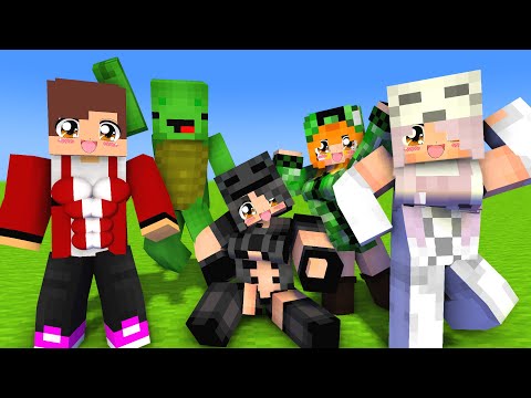 MONSTER SCHOOL: BREWING CHICKEN WING MEME JJ, MIKEY, CREEPER, GHAST, SKELETON | Minecraft Animation