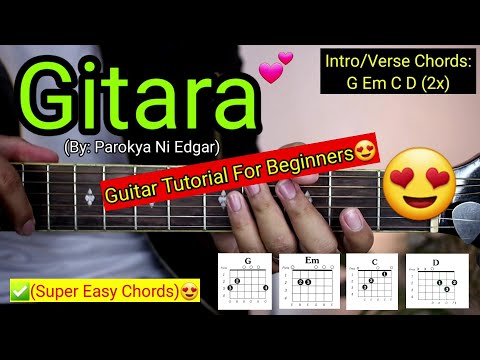 Gitara - Parokya ni Edgar (Super Easy Chords) | 4 Chords Only!!!😍
