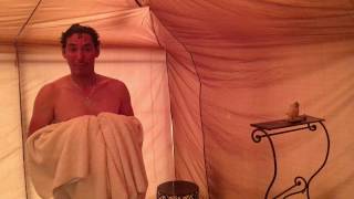 The shower - Erg Chigaga Luxury Desert Camp Morocco