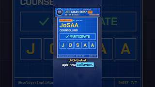 JEE Main 2027 after result | JEE Main 2027 7/7 #jee #jeemains #jeemain2027 #jeeadvanced #josaa
