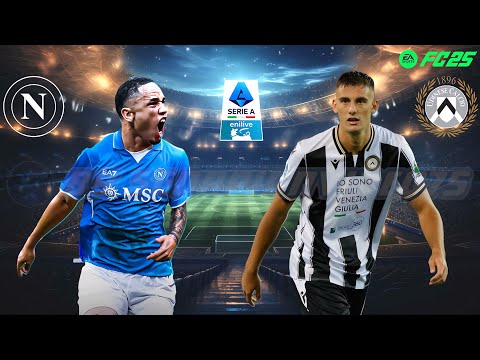 Napoli vs Udinese - Serie A 2024/2025, 24ª Giornata - FC 25