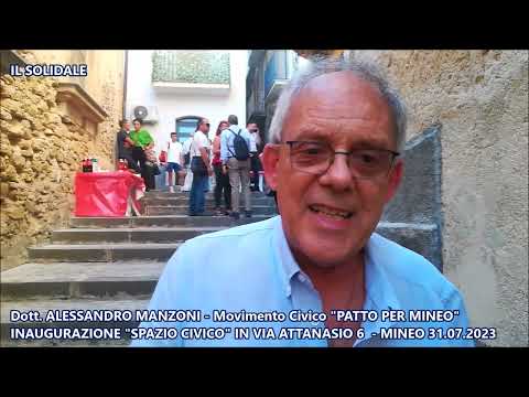 Video: (VIDEO) Il Movimento Civico "PATTO PER MINEO" ha inaugurato oggi lo SPAZIO CIVICO di via Attanasio 6