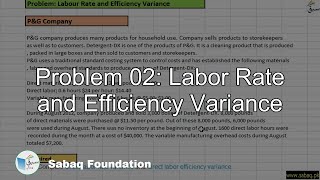Problem 02: Labor Rate and Efficiency Variance