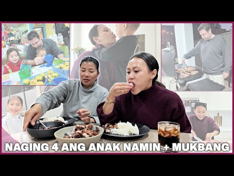 NAGING 4 ANG ANAK NAMIN TODAY! MUKBANG TAYO NG AIR FRIED BBQ! ❤️ | rhazevlogs