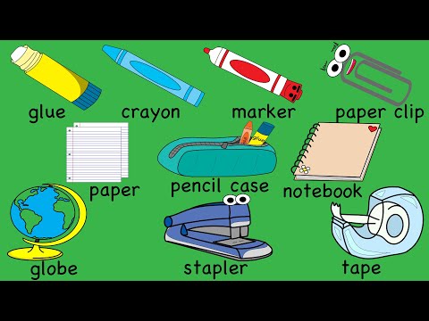 School Supplies Song Part 2 - YouTube