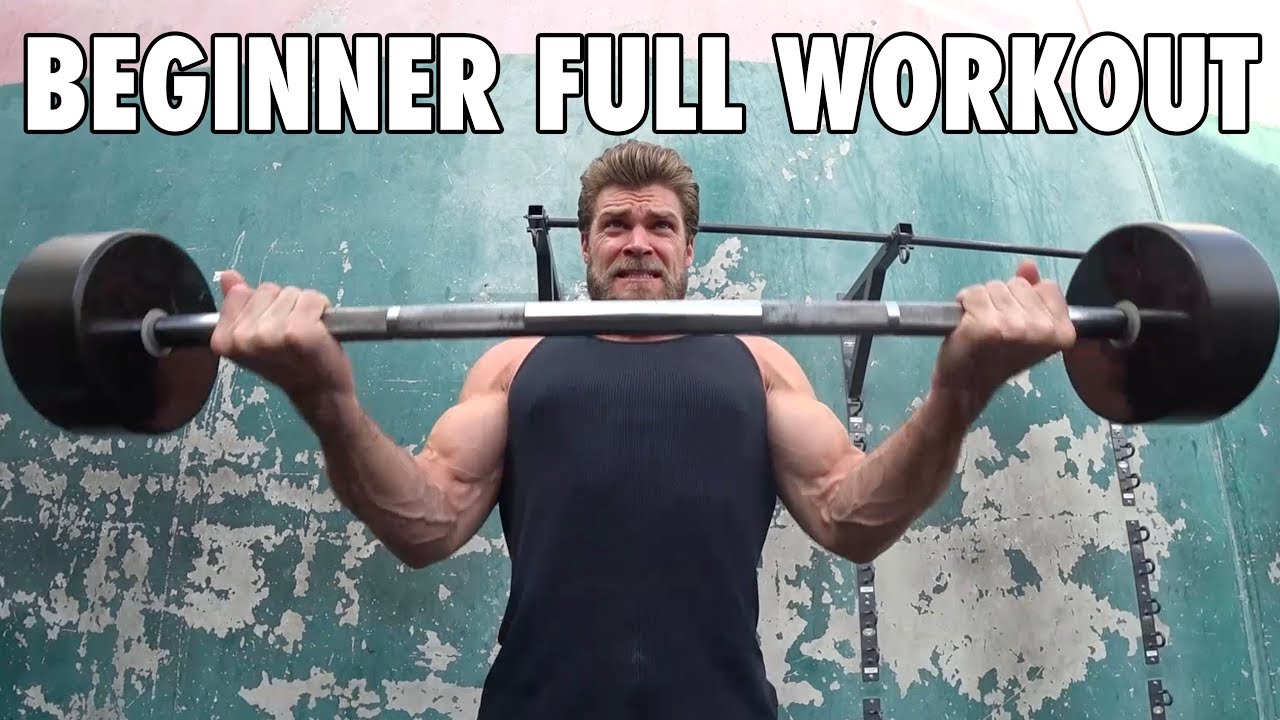 Beginner's weekly gym routine (full workout with all exercises) - Buff Dudes