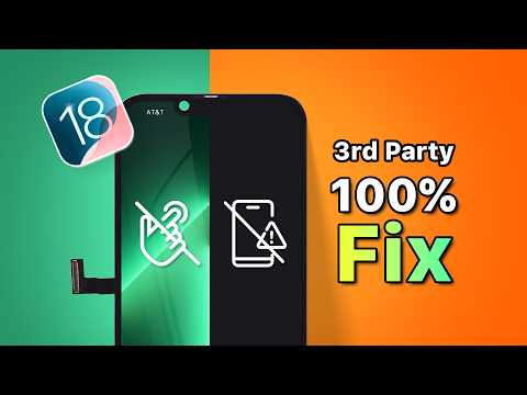 Your 3rd-party screen doesn't work on iOS18? Here is the fix.