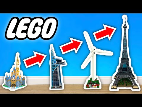 I Built The TALLEST LEGO SETS Ever Released!