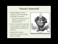 Political Machines and Boss Tweed