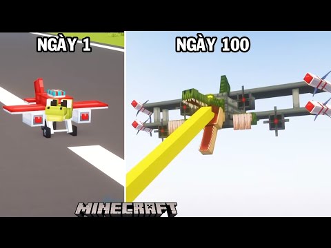 100 ngày Bombardiro Crocodilo sở hữu dạng tối thượng tiêu diệt Omega Brainrot | GHTG Minecraft