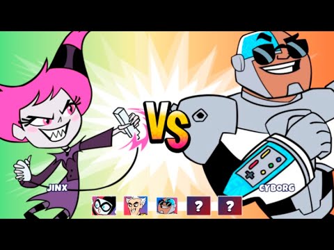 Teen Titans Go Jump Jousts 2 - Jinx (CN Games)