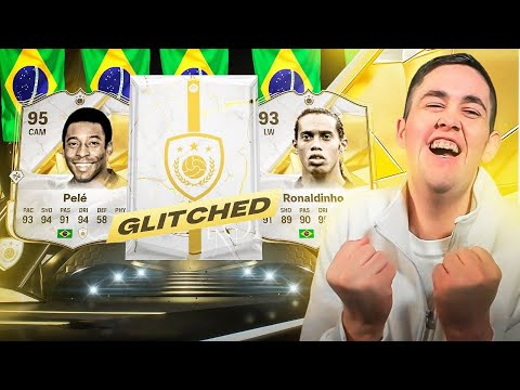 I SENT MY WHOLE CLUB FOR THE "BRAZIL" ICON PACK - FC25