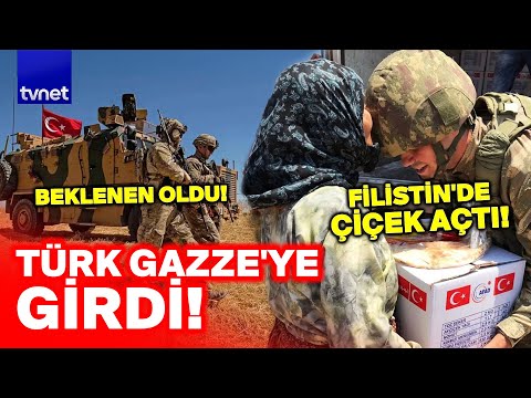 Türkiye Gazze'de çiçek açtırdı! Türk'ü gören Gazzelilerin yürekleri ısındıran mutluluğu