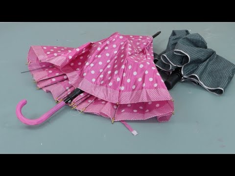 DO NOT THROW AWAY OLD AND BROKEN UMBRELLAS, LOOK WHAT I DID WITH MY UMBRELLA