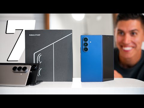 Samsung Galaxy Fold 7 Unboxing and Hands On - BLUE SHADOW
