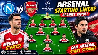 Arsenal's starting lineup vs Napoli looks scary