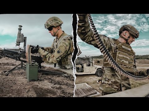 USAF M240B Medium Machine Gun Live Firing Range